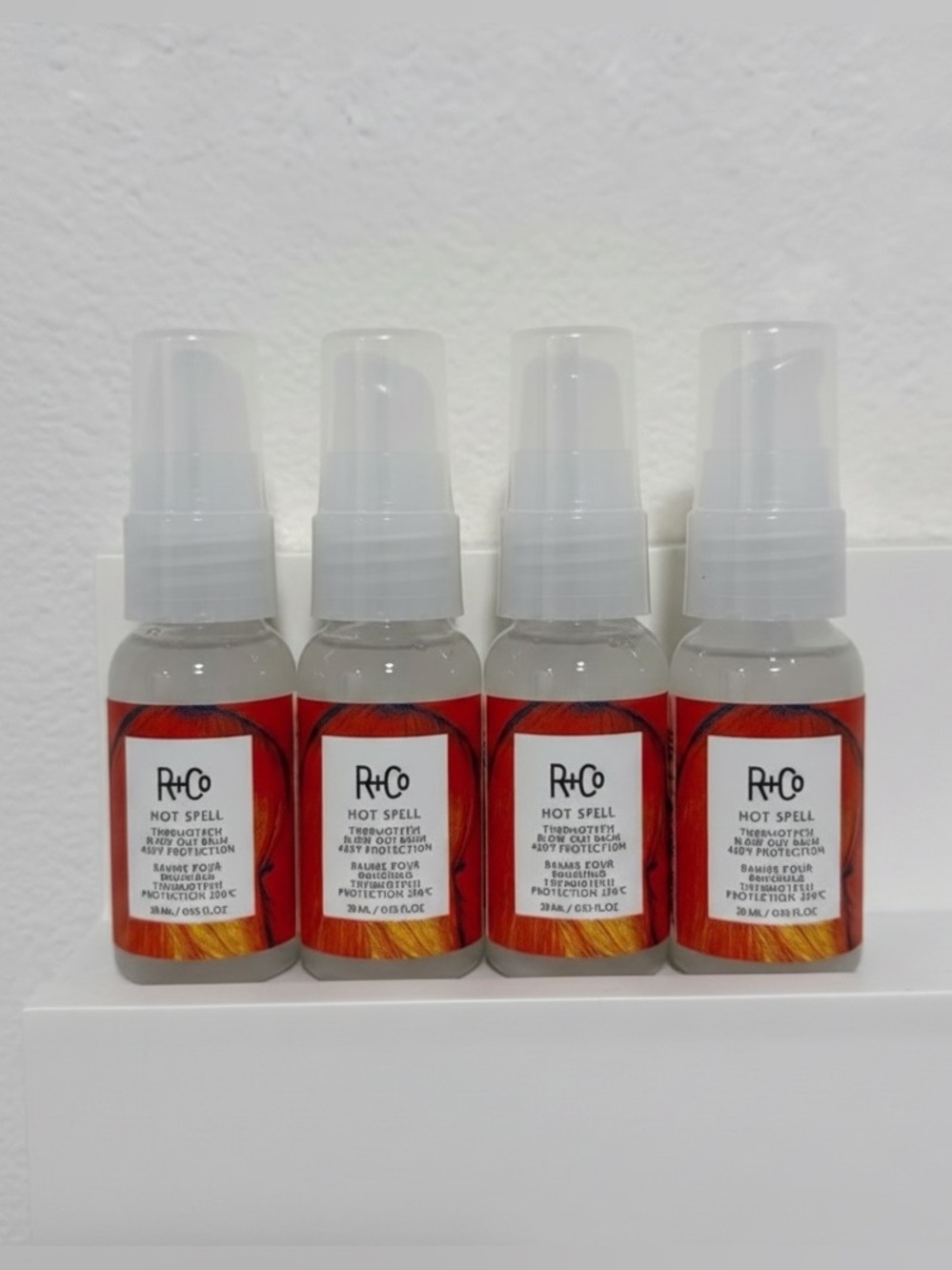 R+Co Hot Spell Hair Blowout Balm Travel Set (4 Pack)